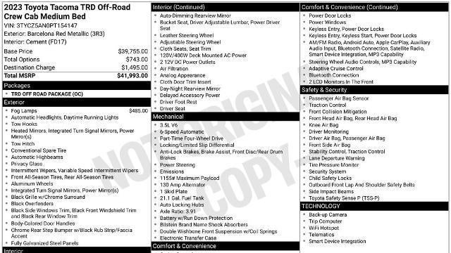 2023 Toyota Tacoma TRD Pro