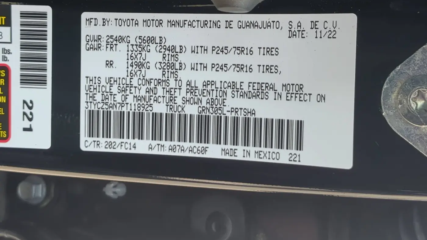 2023 Toyota Tacoma TRD Pro