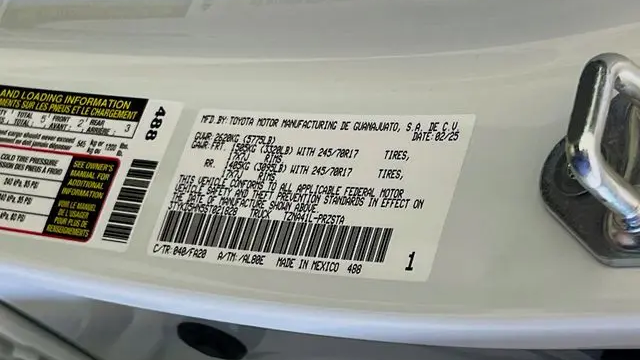 2025 Toyota Tacoma SR