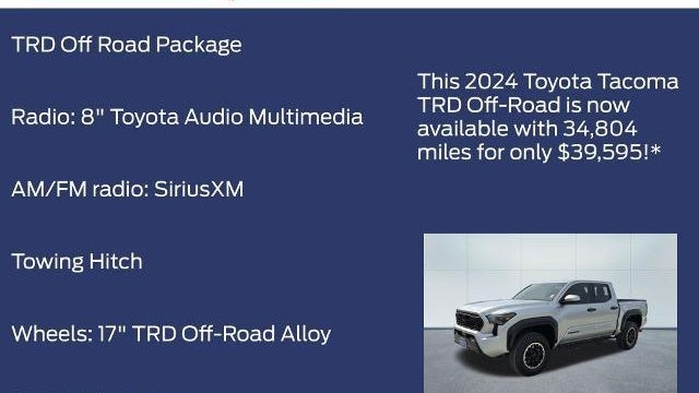 2024 Toyota Tacoma TRD Sport