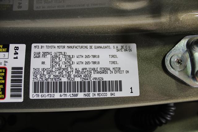 2026 Toyota Tacoma - $51,898
