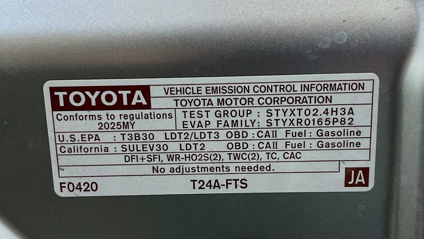 2025 Toyota Tacoma SR