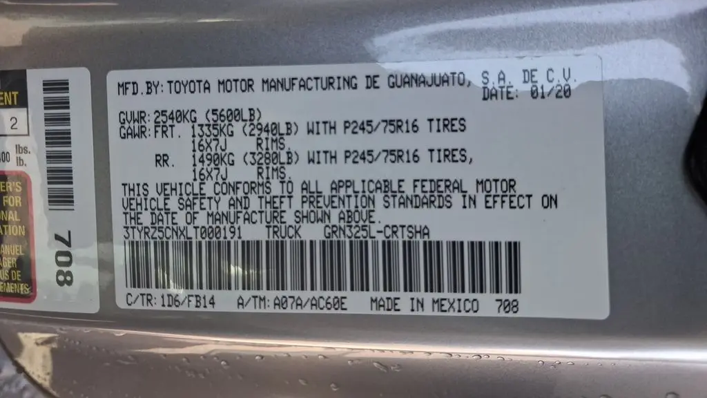2020 Toyota Tacoma TRD Sport