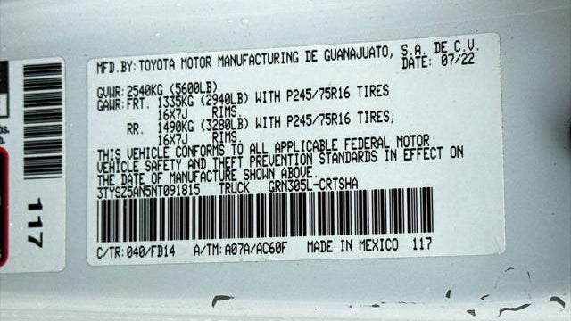 2022 Toyota Tacoma SR V6