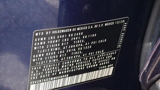 2021 Volkswagen Tiguan SE 4Motion