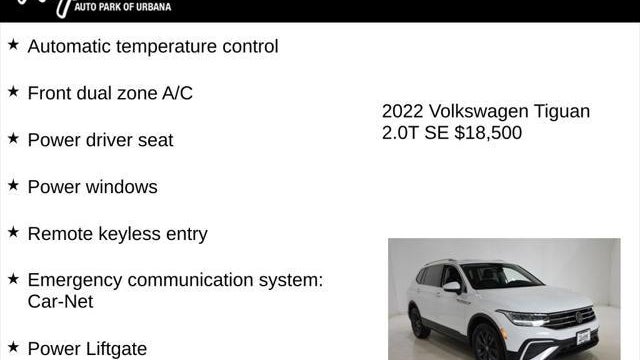 2022 Volkswagen Tiguan SE 4Motion