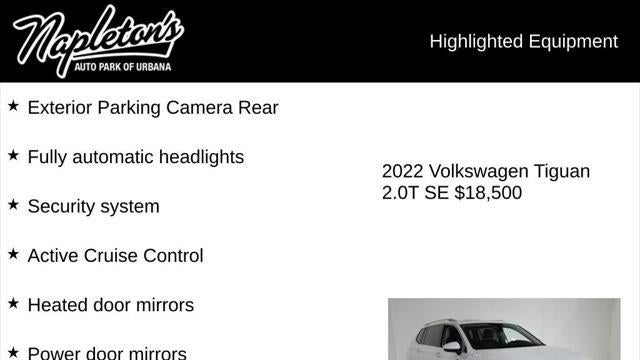 2022 Volkswagen Tiguan SE 4Motion