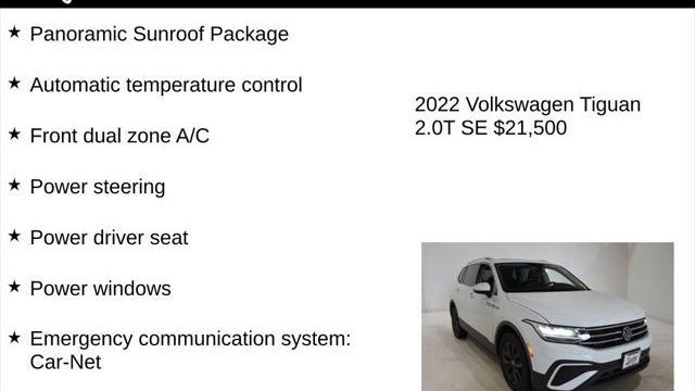 2022 Volkswagen Tiguan SE 4Motion