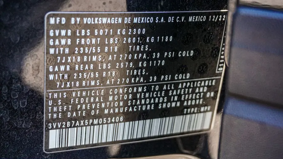 2023 Volkswagen Tiguan SE 4Motion