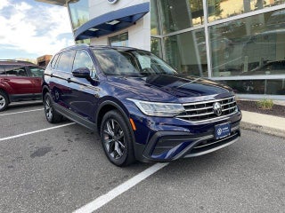 2022 Volkswagen Tiguan with Atlantic Blue Metallic Exterior