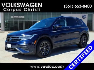 2022 Volkswagen Tiguan with Atlantic Blue Metallic Exterior