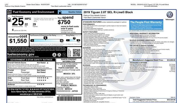 2019 Volkswagen Tiguan SE