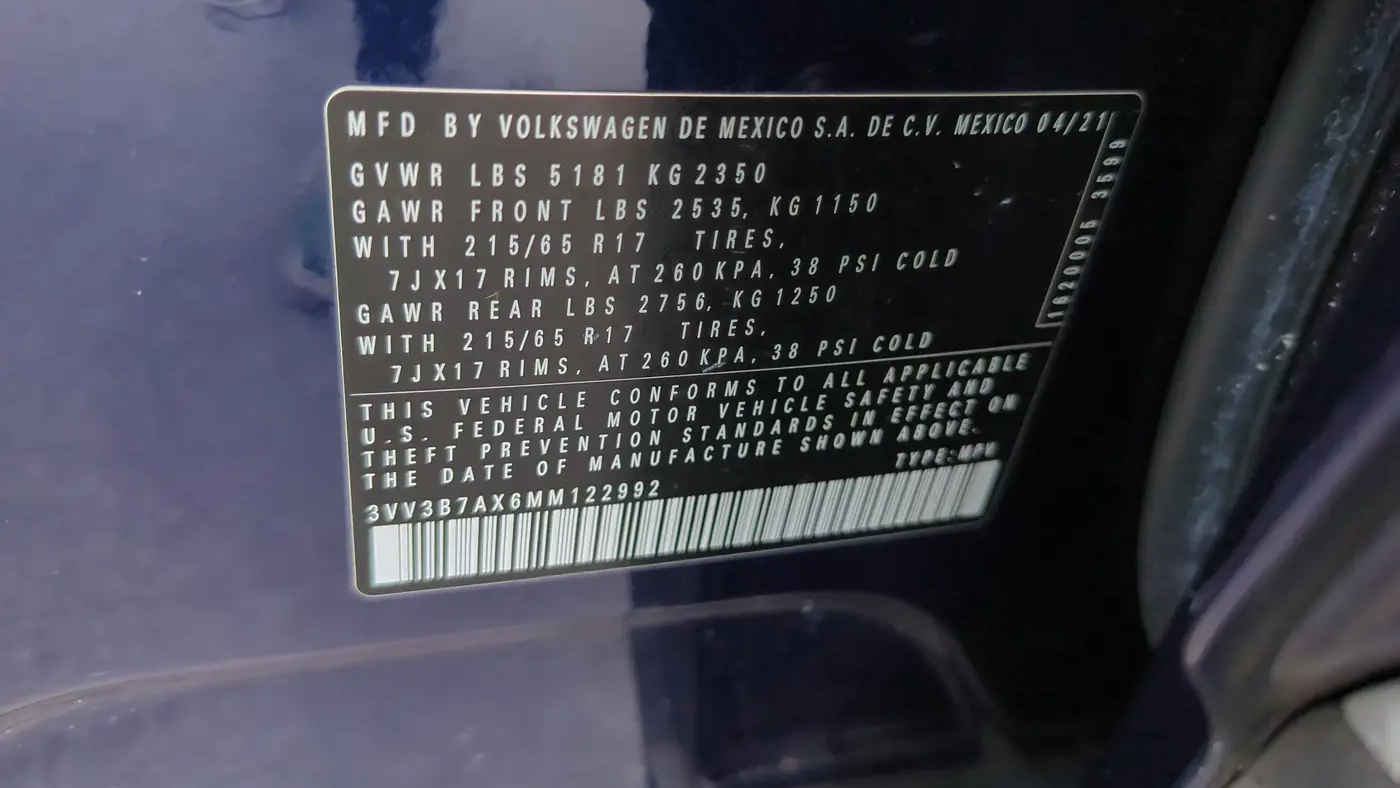 2021 Volkswagen Tiguan SE