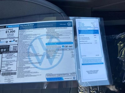 Photo of a 2025 Volkswagen Taos SE Black 4DR SUV for sale