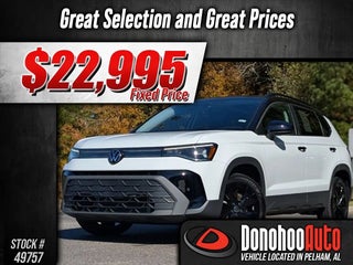 2025 Volkswagen Taos with Pure White W/Deep Black Roof Exterior