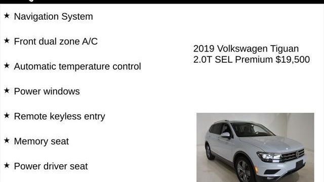 2019 Volkswagen Tiguan SEL Premium 4Motion