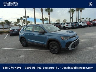 2026 Volkswagen Taos with Monterey Blue Pearl Exterior