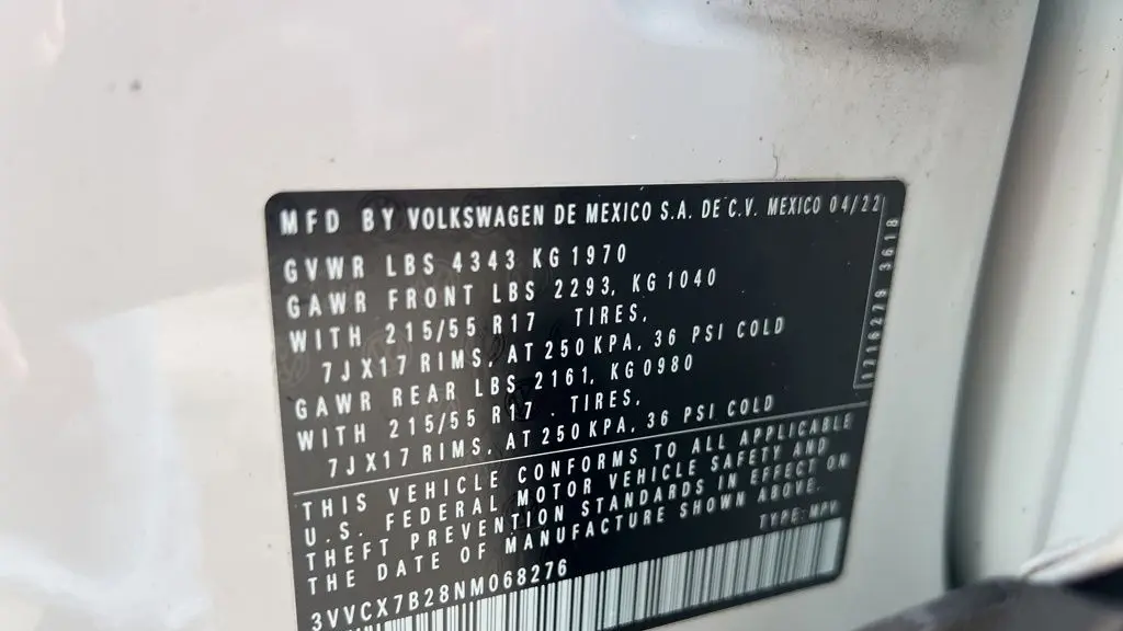 2022 Volkswagen Taos S