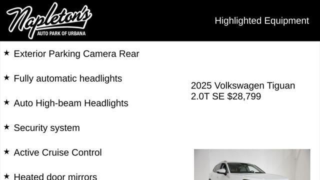 2025 Volkswagen Tiguan SE 4Motion