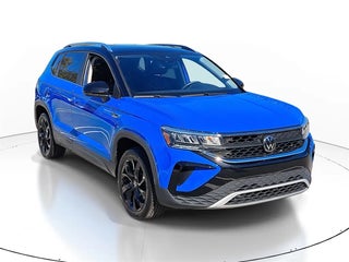 2023 Volkswagen Taos with Cornflower Blue W/Deep Black Roof Exterior