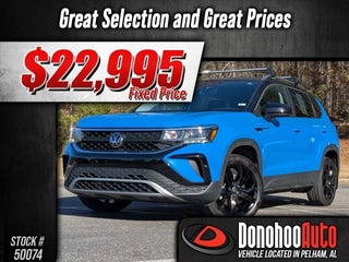 2024 Volkswagen Taos with Cornflower Blue W/Deep Black Roof Exterior