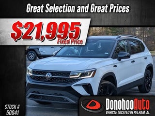 2024 Volkswagen Taos with Pure White W/Deep Black Roof Exterior