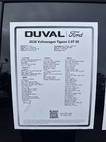 2026 Volkswagen Tiguan - $30,500