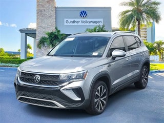 2022 Volkswagen Taos with Pyrite Silver Metallic Exterior
