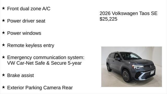 2026 Volkswagen Taos SE