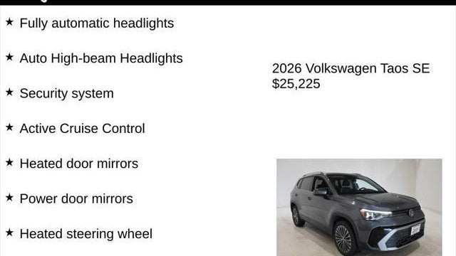 2026 Volkswagen Taos SE