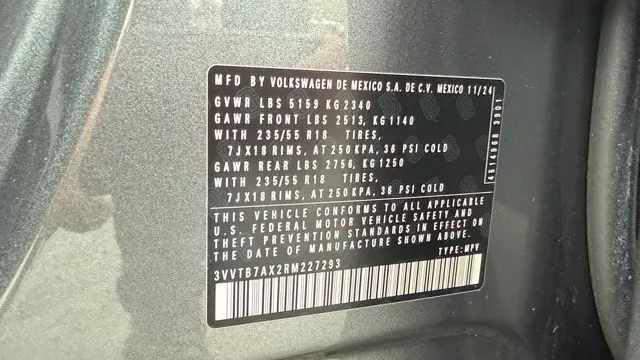 2024 Volkswagen Tiguan Wolfsburg Edition