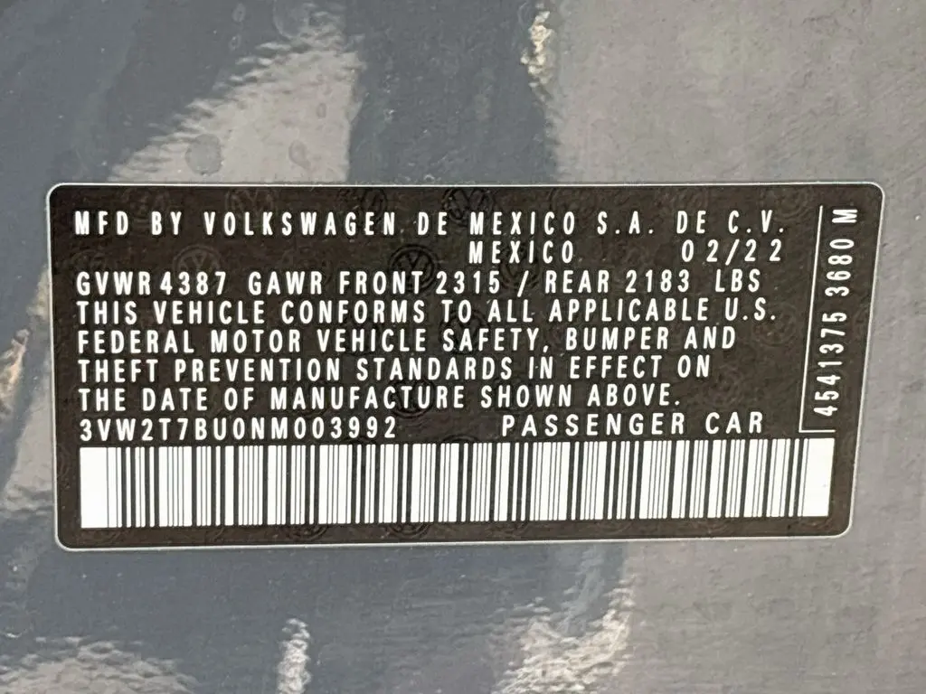 2022 Volkswagen GLI - $14,995