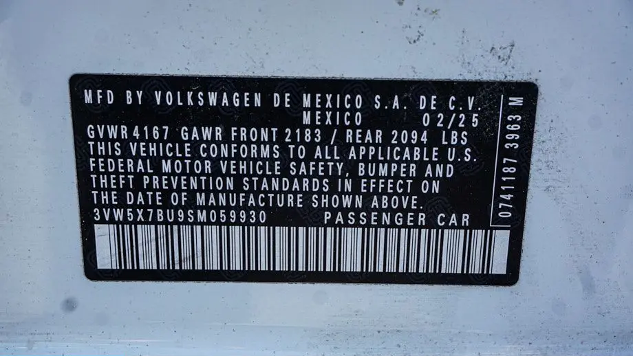 2025 Volkswagen Jetta S