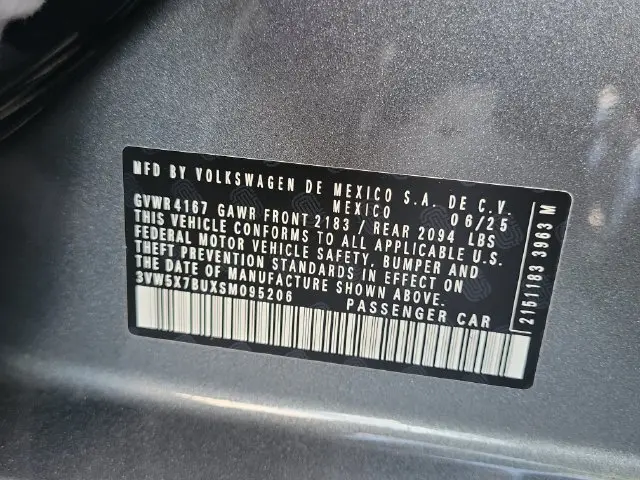 2025 Volkswagen Jetta - $19,490