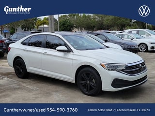 2023 Volkswagen Jetta with Opal White Pearl Exterior