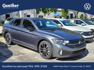 2023 Volkswagen Jetta with Platinum Gray Metallic Exterior