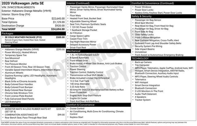2020 Volkswagen Jetta - $12,403