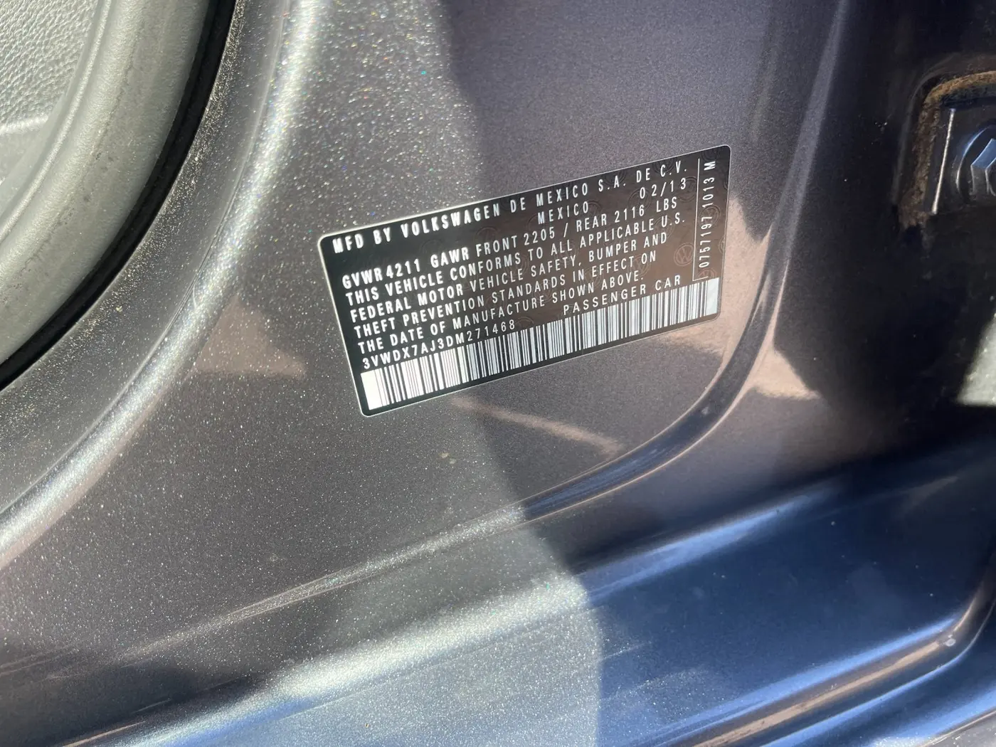 2013 Volkswagen Jetta - $9,788