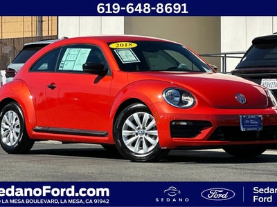 2018 Volkswagen Beetle 2.0T S With Style And Comfort 2DR Coupe