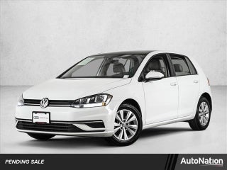 2021 Volkswagen Golf with Pure White Exterior