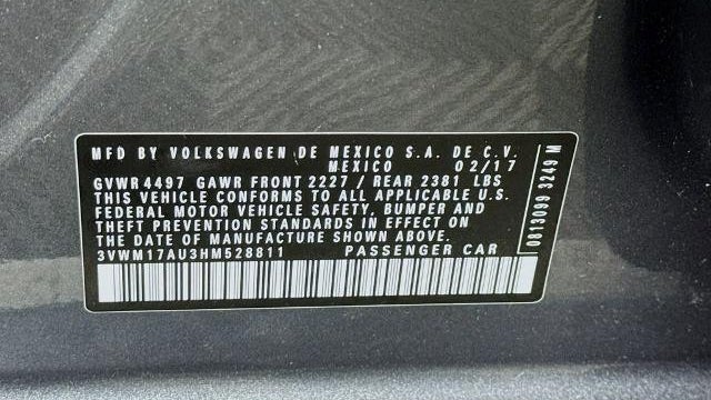 2017 Volkswagen Golf Alltrack TSI S 4Motion