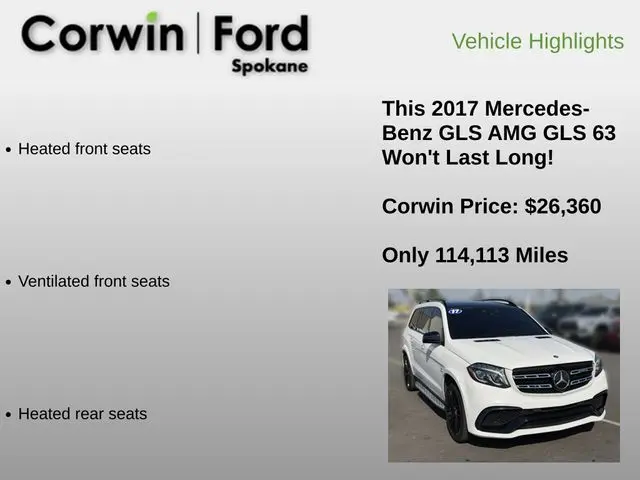 2017 Mercedes-Benz GLS - $26,360