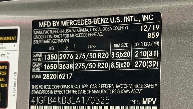 2020 Mercedes-Benz GLE GLE 350 4MATIC
