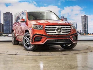 2025 Mercedes-Benz GLS with Manufaktur Cardinal Red Metallic Exterior