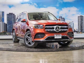 2022 Mercedes-Benz GLS with Manufaktur Cardinal Red Metallic Exterior