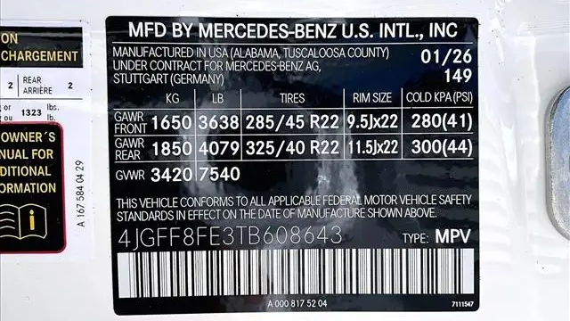 2026 Mercedes-Benz GLS GLS 580