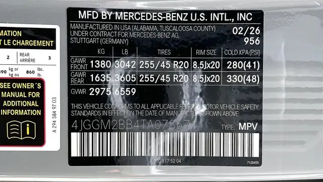 2026 Mercedes-Benz EQE EQE 320+