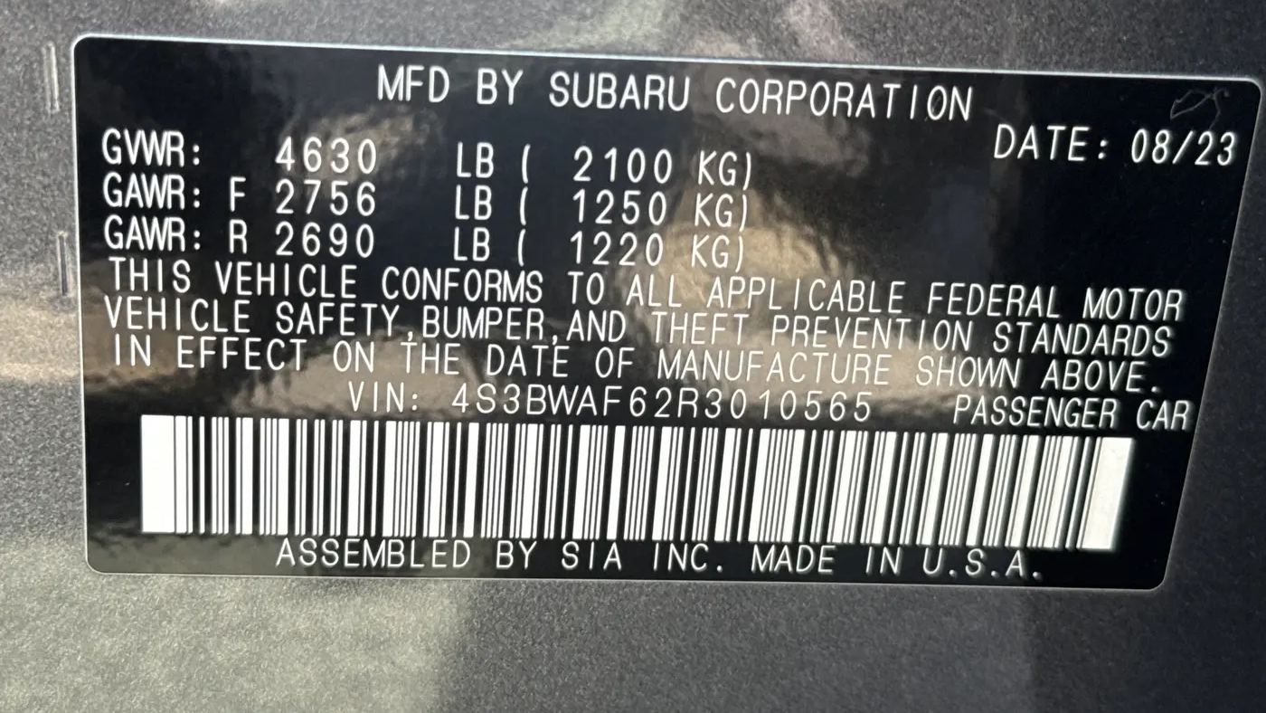 2024 Subaru Legacy Premium