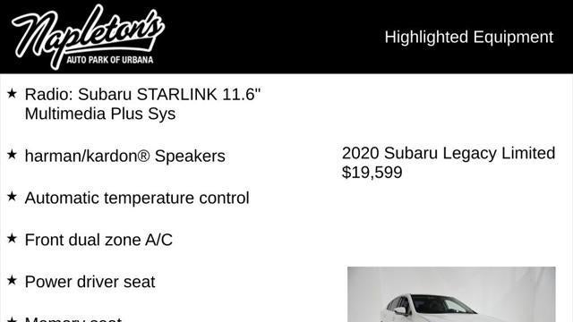 2020 Subaru Legacy Limited