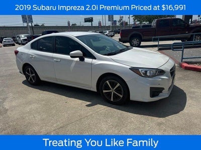 2019 Subaru Impreza AWD 2.0I Premium 4DR Sedan